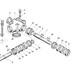 Linguetta a settore speciale terna RC ORIGINALE GIANNI FERRARI 01.40.00.2052 | NewgardenParts.com