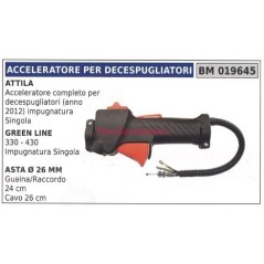 Accelerator handle ATTILA brushcutter 019645