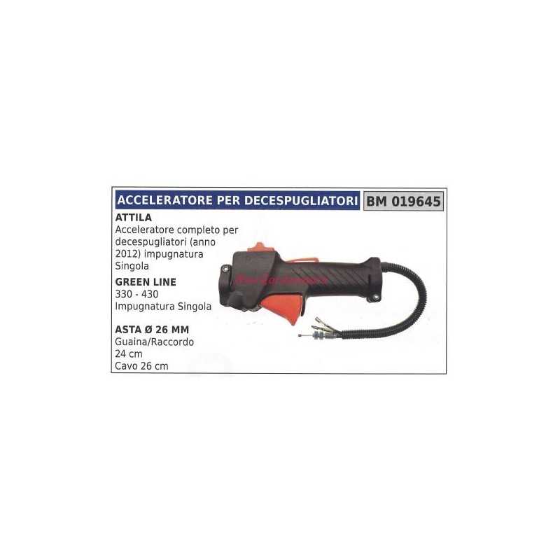 Manettino acceleratore ASTA 26MM  ATTILA decespugliatore 019645