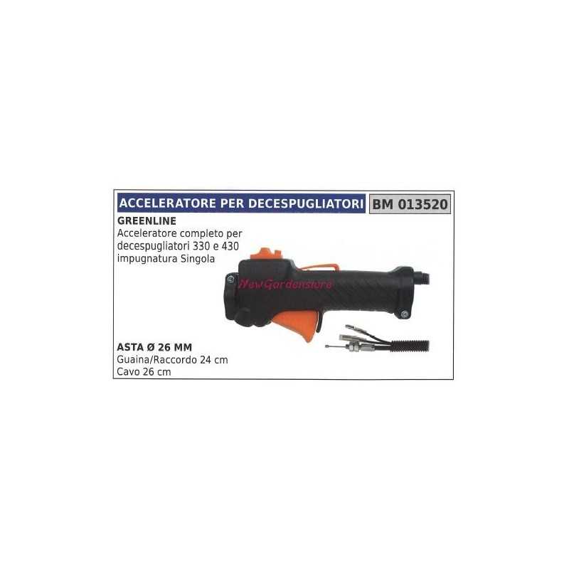 Manettino acceleratore asta 26 mm GREENLINE decespugliatore 013520