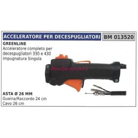 Poignée d'accélérateur débroussailleuse GREENLINE 013520 | NewgardenParts.com