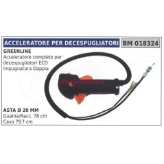 Poignée accélératrice de débroussailleuse GREENLINE 018324 | NewgardenParts.com