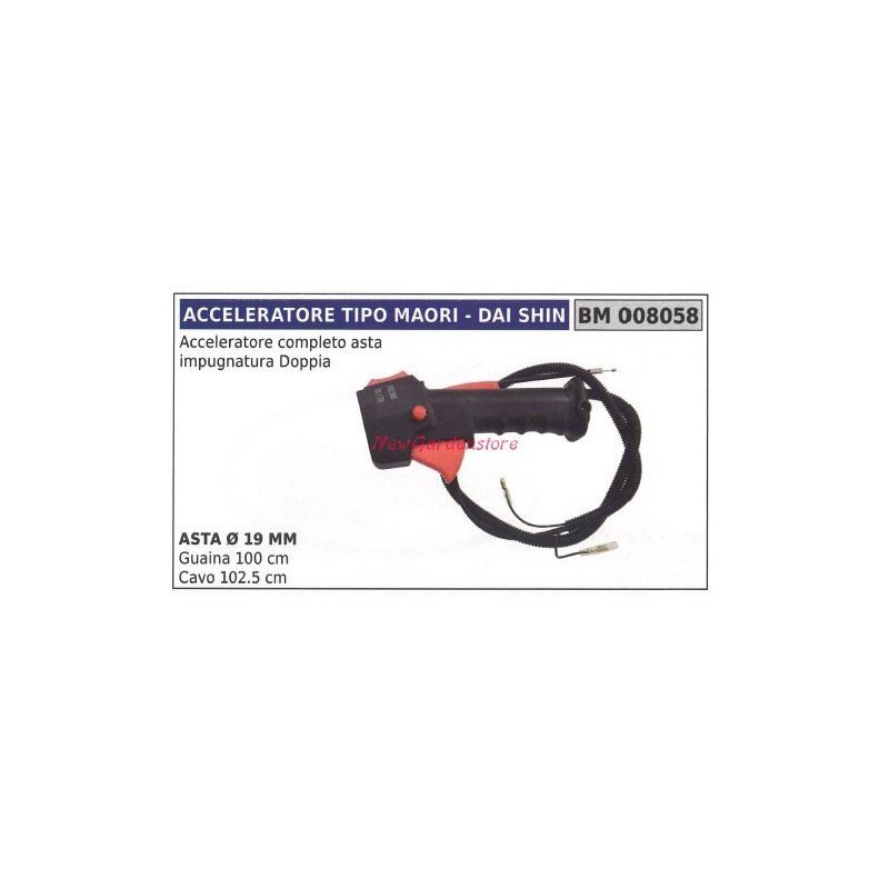 Accelerator handle MAORI brushcutter 008058