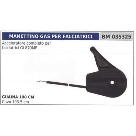 Manettino acceleratore NEW GARDEN STORE falciatrice GL870MF 035325 | NewgardenParts.com