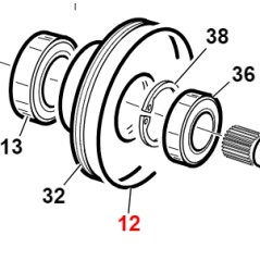 Guarnizione ad anello OR3400 ORIGINALE GIANNI FERRARI 00.06.07.1013 | NewgardenParts.com