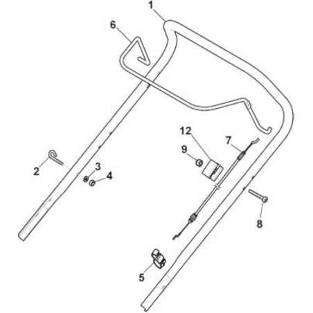 ORIGINAL STIGA COMBI55SVEQH gelb Obergriff 381007606/2 | NewgardenParts.com