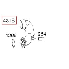 Original BRIGGS & STRATTON Rasenmähermotor Ansaugstutzen | NewgardenParts.com