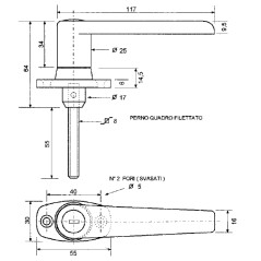 Cerradura universal con llave lado derecho e izquierdo para tractor agrícola | NewgardenParts.com