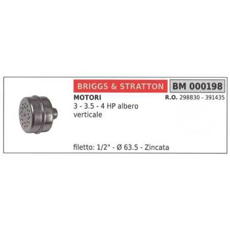 B&S silenciador cortacésped 3 3.5 4 HP eje vertical 000198 | NewgardenParts.com