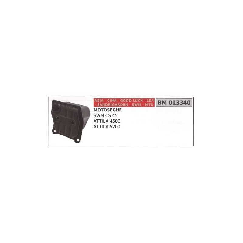 Marmitta CINA motosega SWM CS 45  ATTILA 4500 5200 013340