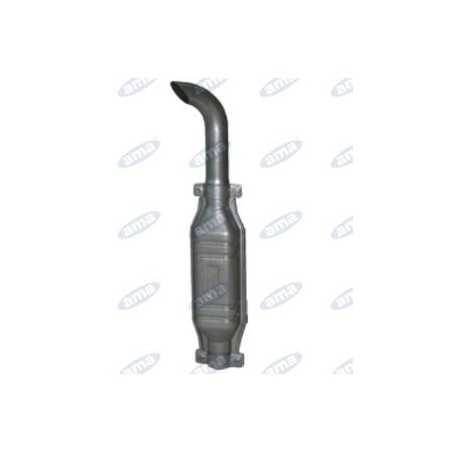 Marmitta con prolunga curva piccola diametro 40mm L1025mm per trattore agricolo | NewgardenParts.com