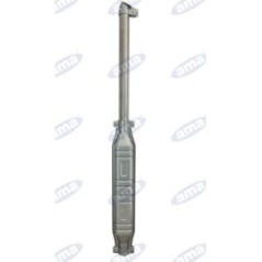 Muffler with extension 50 mm diameter L1180mm for agricultural tractor