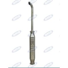 Marmitta con prolunga dritta diametro 60mm L1085mm per trattore agricolo | NewgardenParts.com