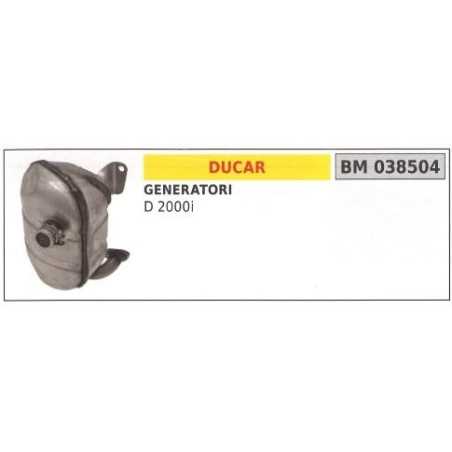 DUCAR generator D 2000i muffler 038504 | NewgardenParts.com