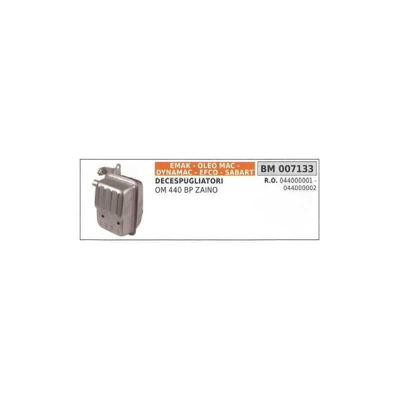 EMAK silencieux débroussailleuse OM 440 BP ZAINO 007133
