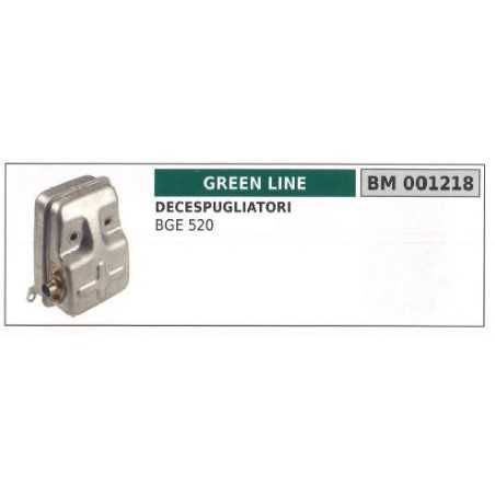 GREEN LINE silencieux BGE 520 débroussailleuse 001218 | NewgardenParts.com