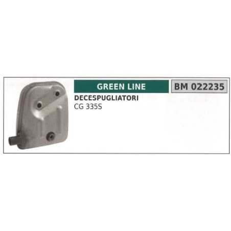 GREEN LINE silencieux d'échappement débroussailleuse CG 335S 022235 | NewgardenParts.com
