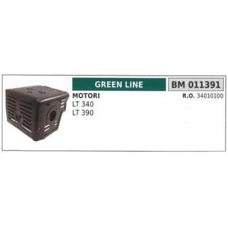 GREEN LINE muffler generator LT 340 390 011391 | NewgardenParts.com