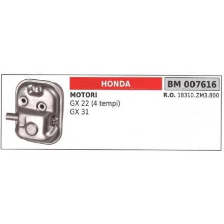 HONDA silencieux débroussailleuse GX 22 31 007616 | NewgardenParts.com