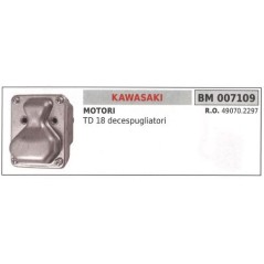 KAWASAKI muffler brushcutter TD 18 007109 | NewgardenParts.com