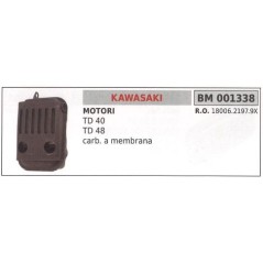 Marmitta scarico silenziatore KAWASAKI decespugliatore TD40 TD48 18006-2197-9X | NewgardenParts.com