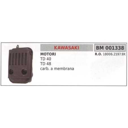 KAWASAKI silencieux débroussailleuse TD 40 48 001338 | NewgardenParts.com