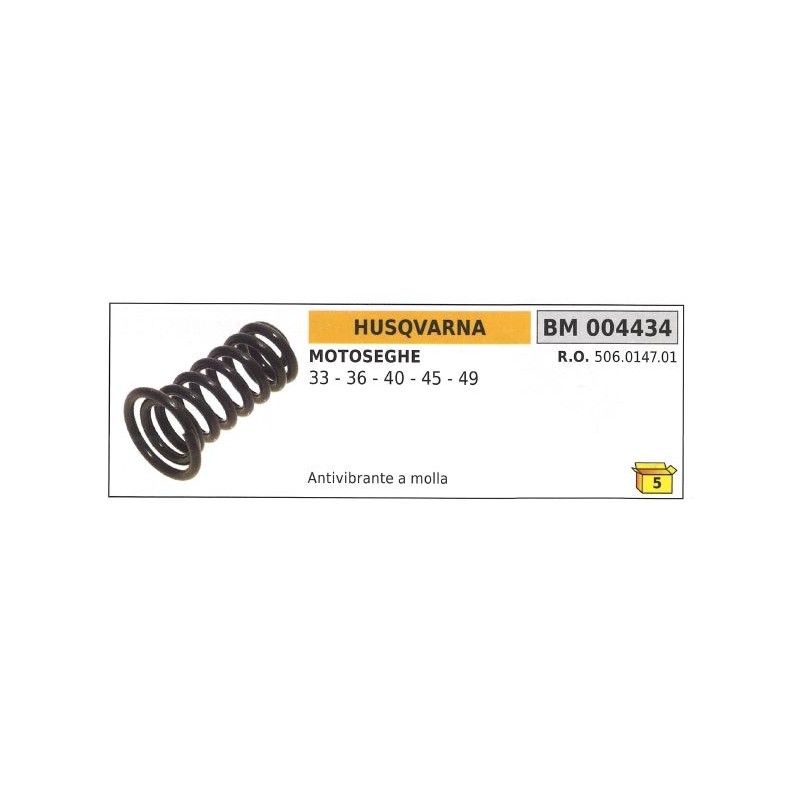 HUSQVARNA antivibrations à ressort pour scie à chaîne 33 36 40 45 49 004434