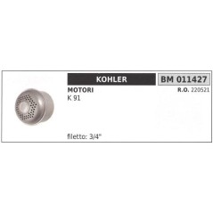 Marmitta KOHLER motozappa K 91 011427 | NewgardenParts.com