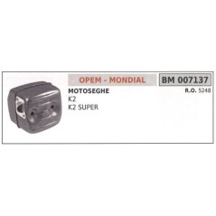OPEM muffler K2 chainsaw K2 SUPER 007137 | NewgardenParts.com