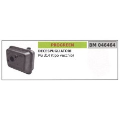 PROGREEN muffler PG 314 brushcutter old type 046464 | NewgardenParts.com