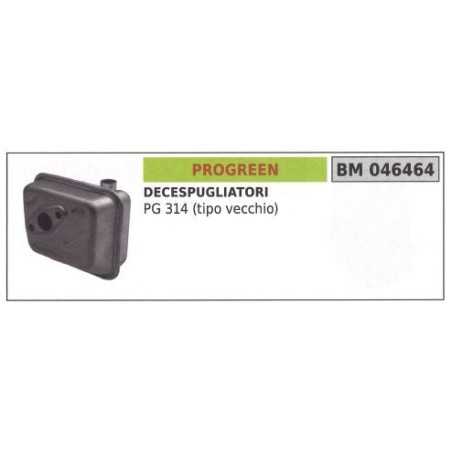 PROGREEN muffler PG 314 brushcutter old type 046464 | NewgardenParts.com
