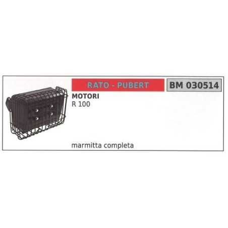 PUBERT motoazada R100 silenciador 030514 | NewgardenParts.com