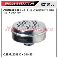 B&S Schalldämpfer-Schalldämpfer-Rasenmäher 3 PS horizontal R210155 | NewgardenParts.com