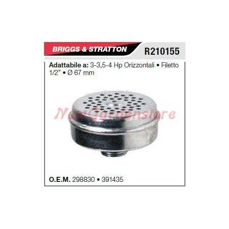 Silencieux B&S pour tondeuse à gazon 3HP horizontale R210155 | NewgardenParts.com