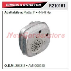Silenciador B&S para cortacéspedes verticales de 4-5-8CV R210161 | NewgardenParts.com