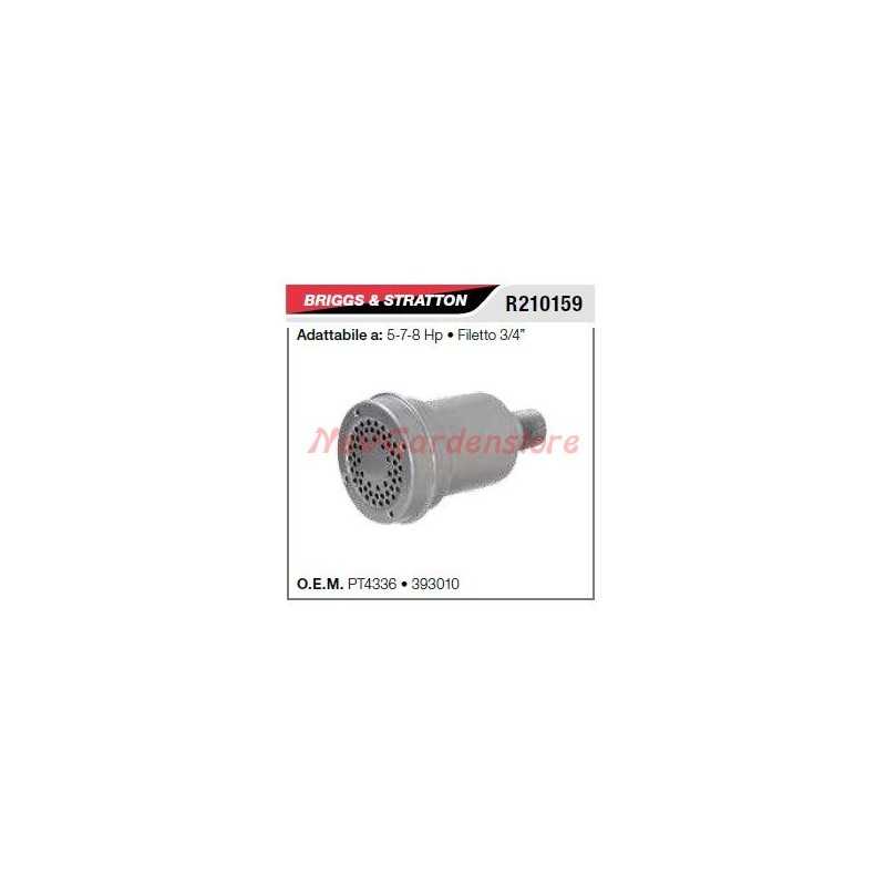 B&S Schalldämpfer Schalldämpfer Rasenmäher Mäher 5-7-8hp R210159