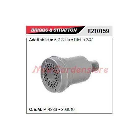 B&S Schalldämpfer Schalldämpfer Rasenmäher Mäher 5-7-8hp R210159 | NewgardenParts.com