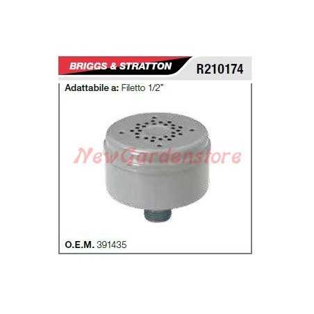 B&S Schalldämpfer Schalldämpfer Rasenmäher Rasenmäher 1/2" Gewinde R210174 | NewgardenParts.com