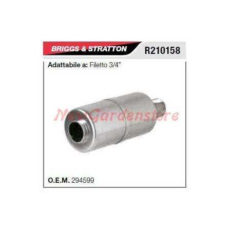 Silencieux B&S pour tondeuse à gazon filetage 3/4" R210158 | NewgardenParts.com