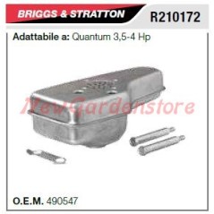 B&S Schalldämpfer Schalldämpfer Rasenmäher Rasenmäher QUANTUM 3.5 4HP R210172 | NewgardenParts.com