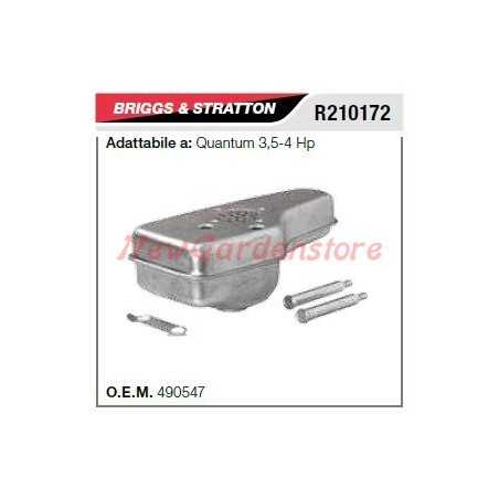 B&S Schalldämpfer Schalldämpfer Rasenmäher Rasenmäher QUANTUM 3.5 4HP R210172 | NewgardenParts.com