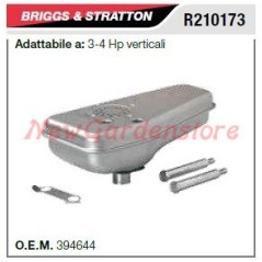 B&S Schalldämpfer-Schalldämpfer Rasenmäher QUANTUM 3.5 4 PS R210173 | NewgardenParts.com