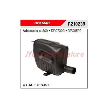 DOLMAR muffler muffler motor saw 309 DPC7000 DPC9500 R210235 | NewgardenParts.com