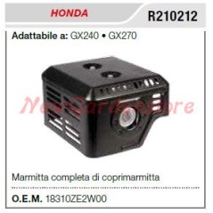 Marmitta silenziatore HONDA motocoltivatore GX 240 270 R210212