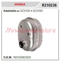 HONDA silencieux pour pelleteuse GCV135 160 R210236