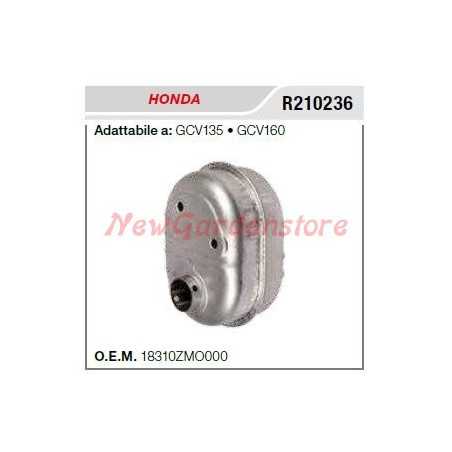 Silenciador HONDA motoazada GCV135 160 R210236 | NewgardenParts.com