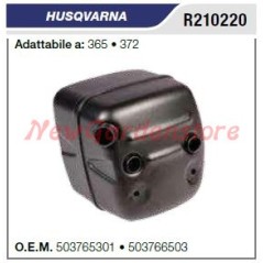 HUSQVARNA muffler silencer chainsaw 365 372 R210220 | NewgardenParts.com