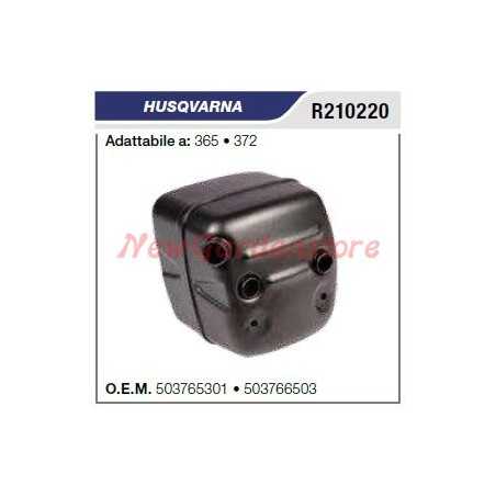 HUSQVARNA silencieux tronçonneuse 365 372 R210220 | NewgardenParts.com