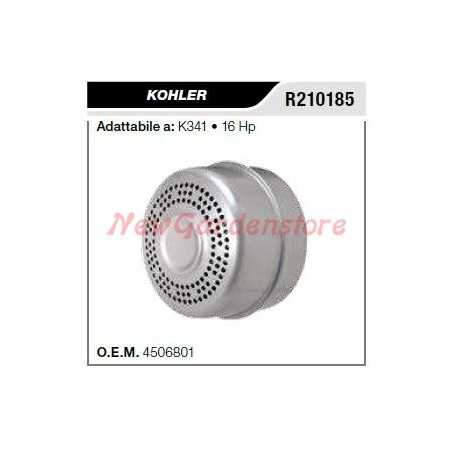 KOHLER muffler muffler lawn mower mower K341 16HP R210185 | NewgardenParts.com