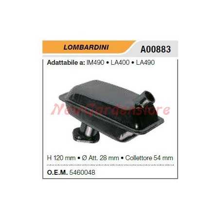 LOMBARDINI silenciador amortiguador motobomba IM490 LA400 490 A00883 | NewgardenParts.com